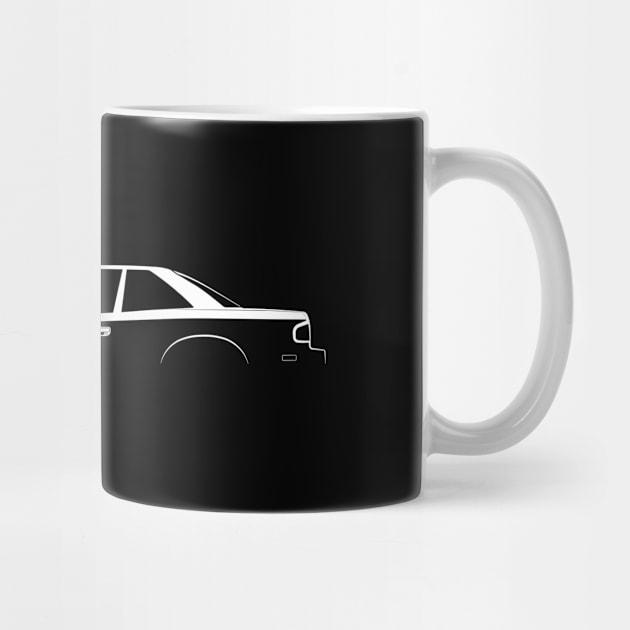 Nissan 240SX Coupe Silhouette by Car-Silhouettes